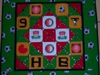 Voetbalquilt voor kl...